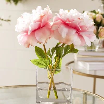 Faux Pink Peony | Wayfair North America