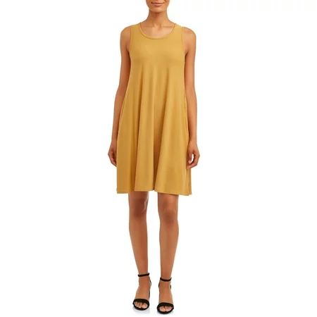 Time and Tru - Women's Sleeveless Knit Dress - Walmart.com | Walmart (US)