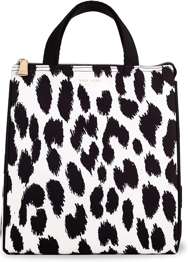 Kate Spade New York Cute Lunch Bag for Women, Large Capacity Lunch Tote, Adult Lunch Box with Sil... | Amazon (US)