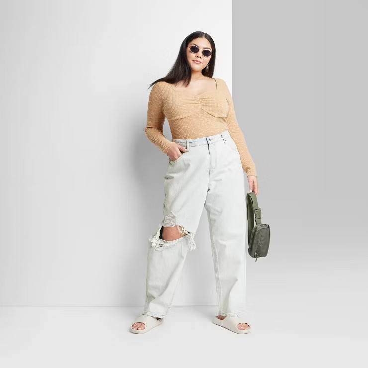 Women's High-Rise Straight Dad Jeans - Wild Fable™ | Target