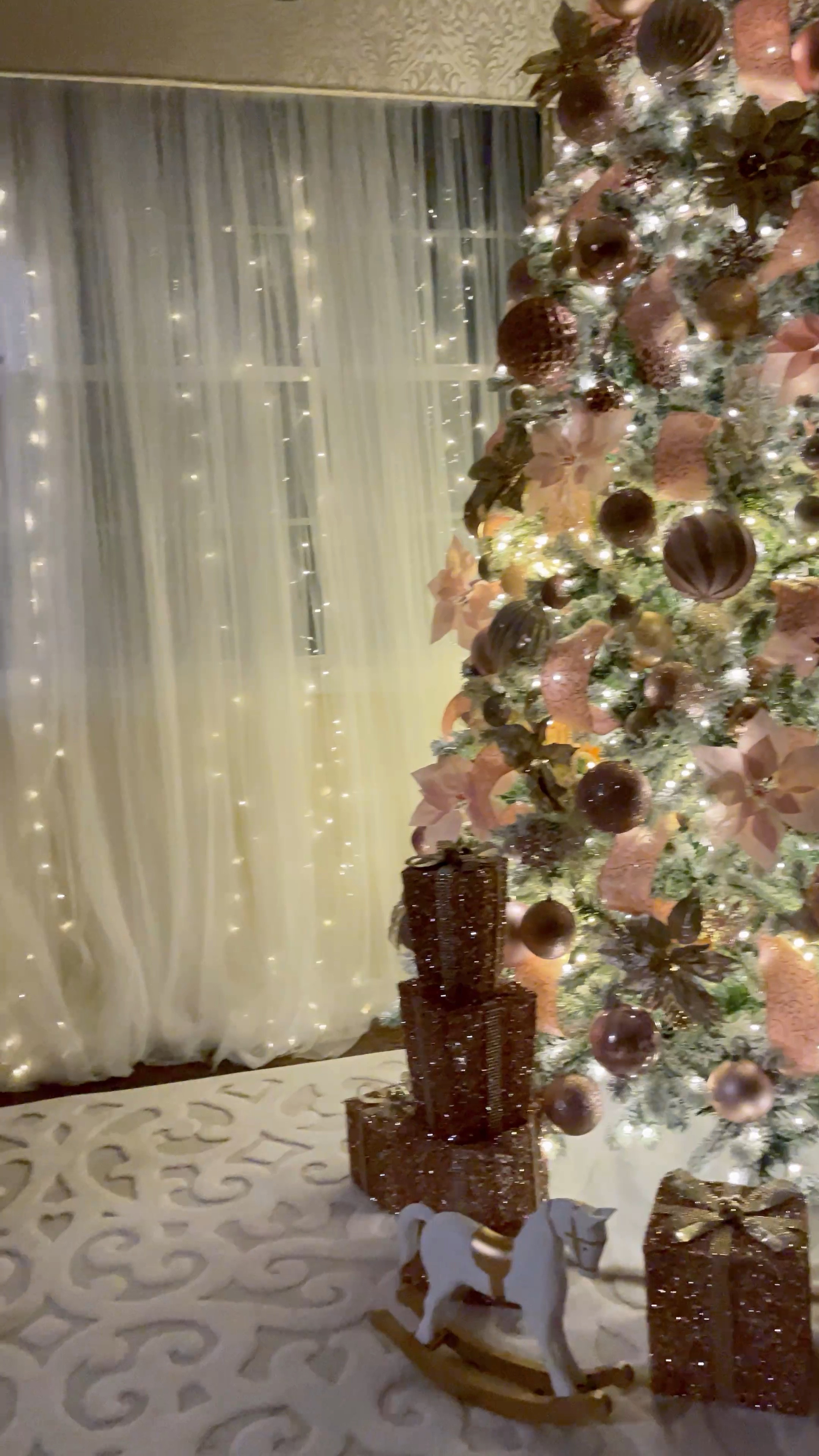 Amazing home decor finds from Ikea and Walmart! Shop the links below!  I used 3 sets of curtains in total and hung them under the larger curtain with a tension rod. 

#homedecor #ikeafinds #walmartfinds #hacks 

#LTKSeasonal #LTKHoliday #LTKhome