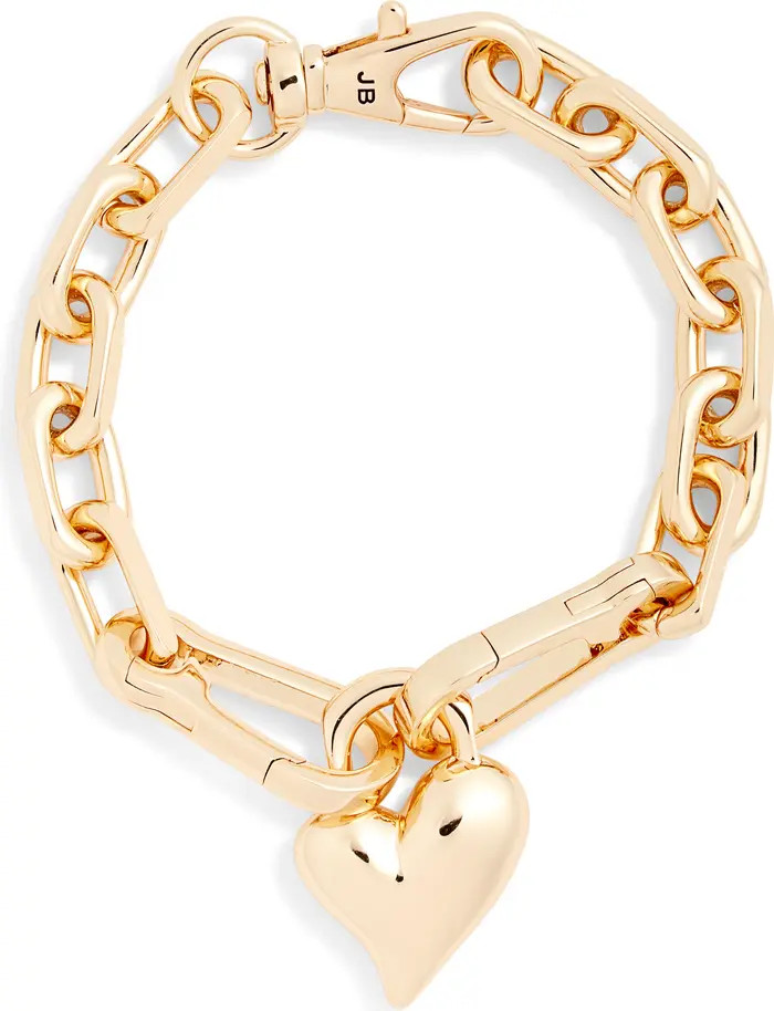 Jenny Bird Padlock Heart Charm Chain Bracelet | Nordstrom | Nordstrom