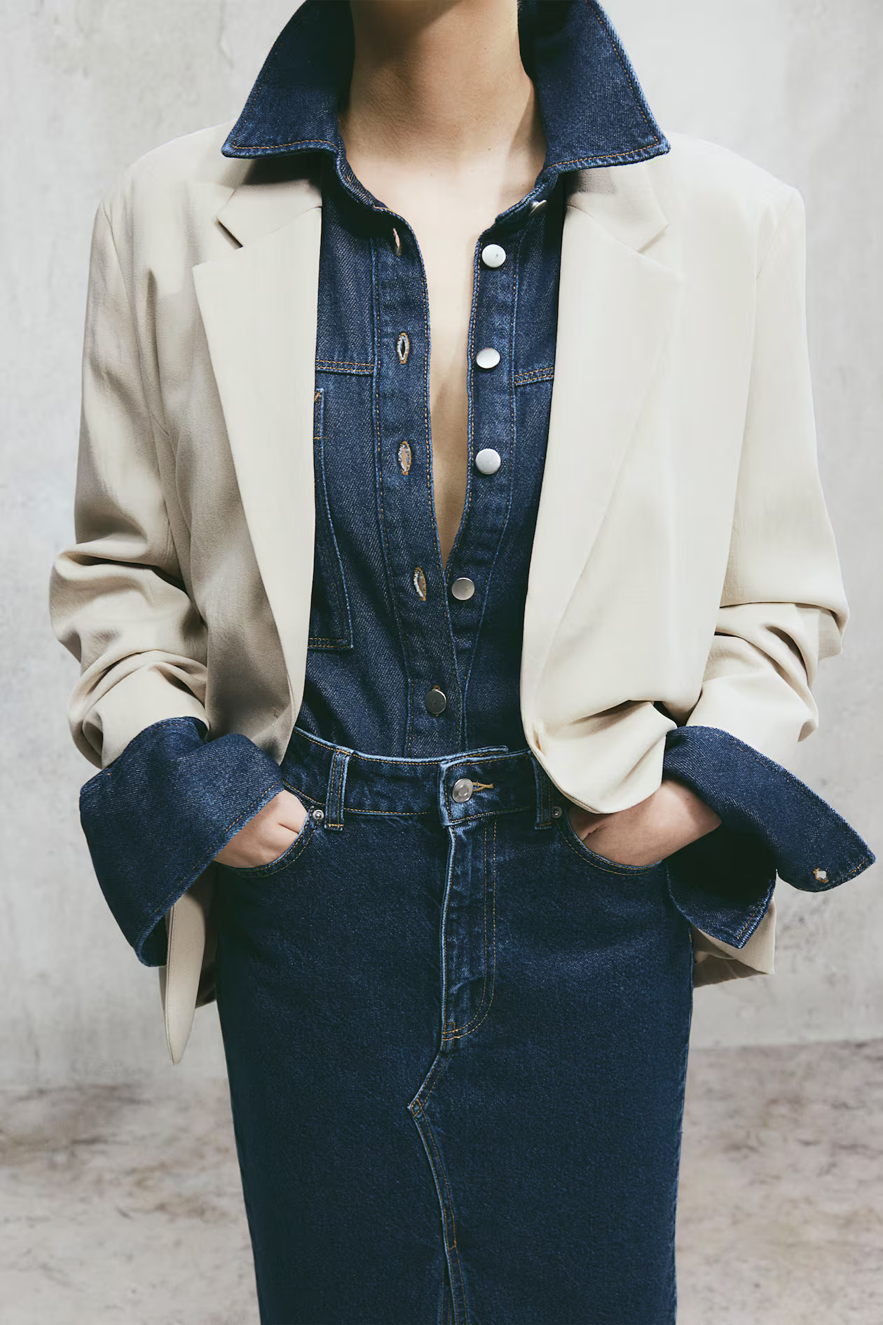 Oversized Blazer - Hellbeige - Ladies | H&M AT | H&M (DE, AT, CH, NL, FI)