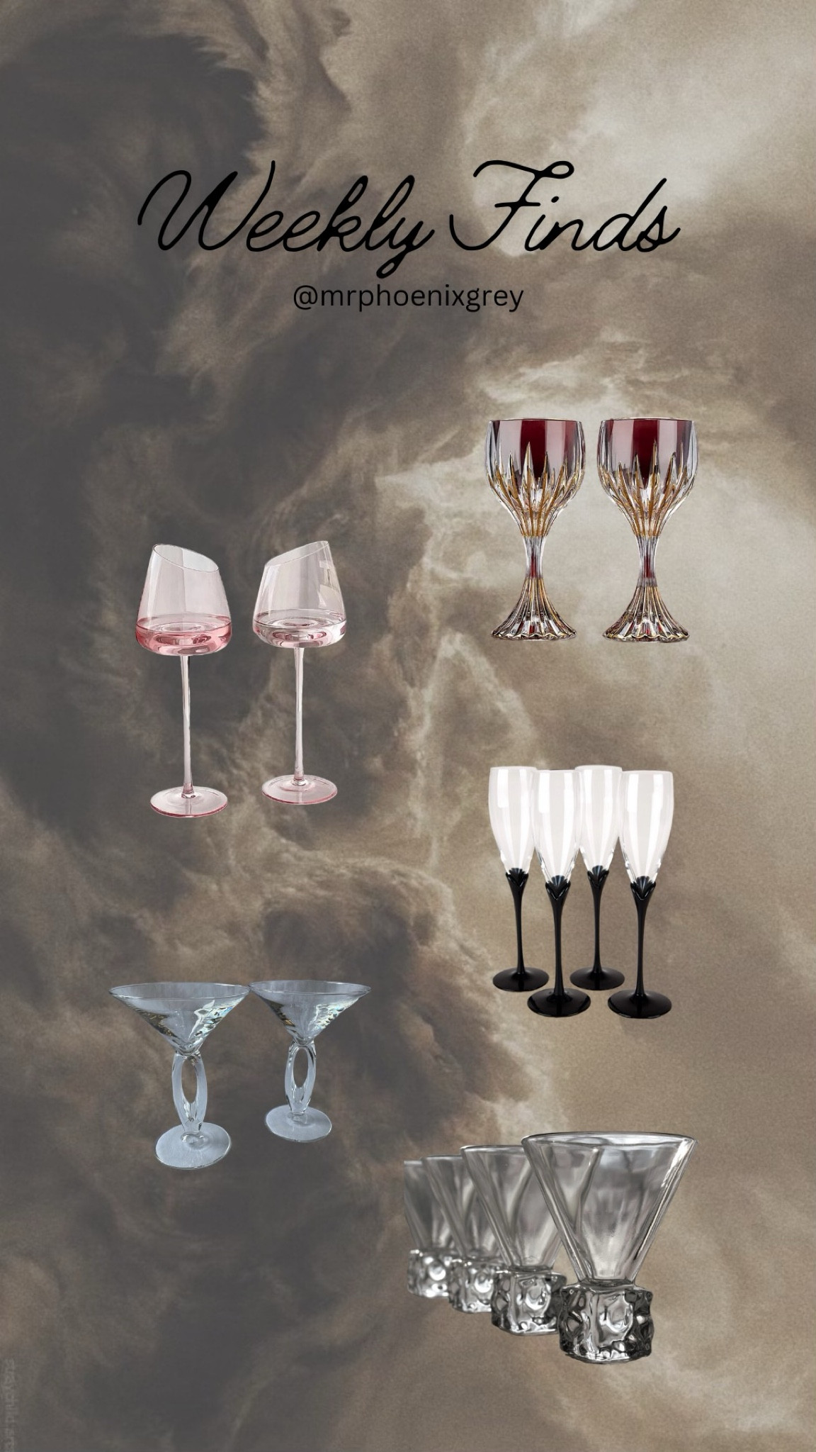 Favourite Etsy stemware / cocktail glasses! So chic so fun!

#LTKFindsUnder50 #LTKHome #LTKFindsUnder100