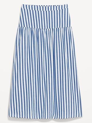 Dropped-Waist Midi Skirt | Old Navy (US)