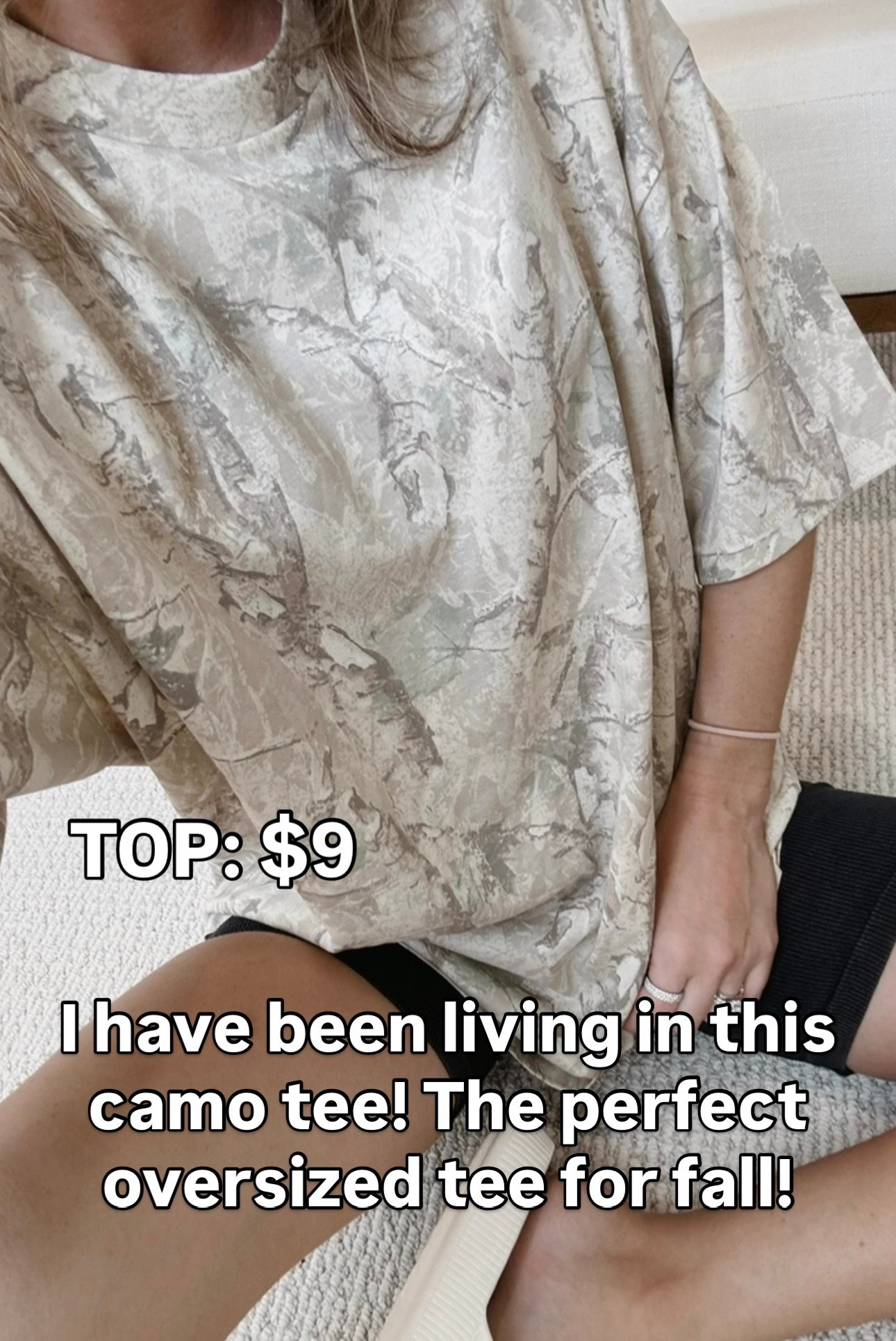 I have been living in this camo oversized tee! The perfect tee to throw on this fall!

#WalmartPartner #Walmart #WalmartFinds

#LTKStyleTip #LTKBeauty #LTKFindsUnder50