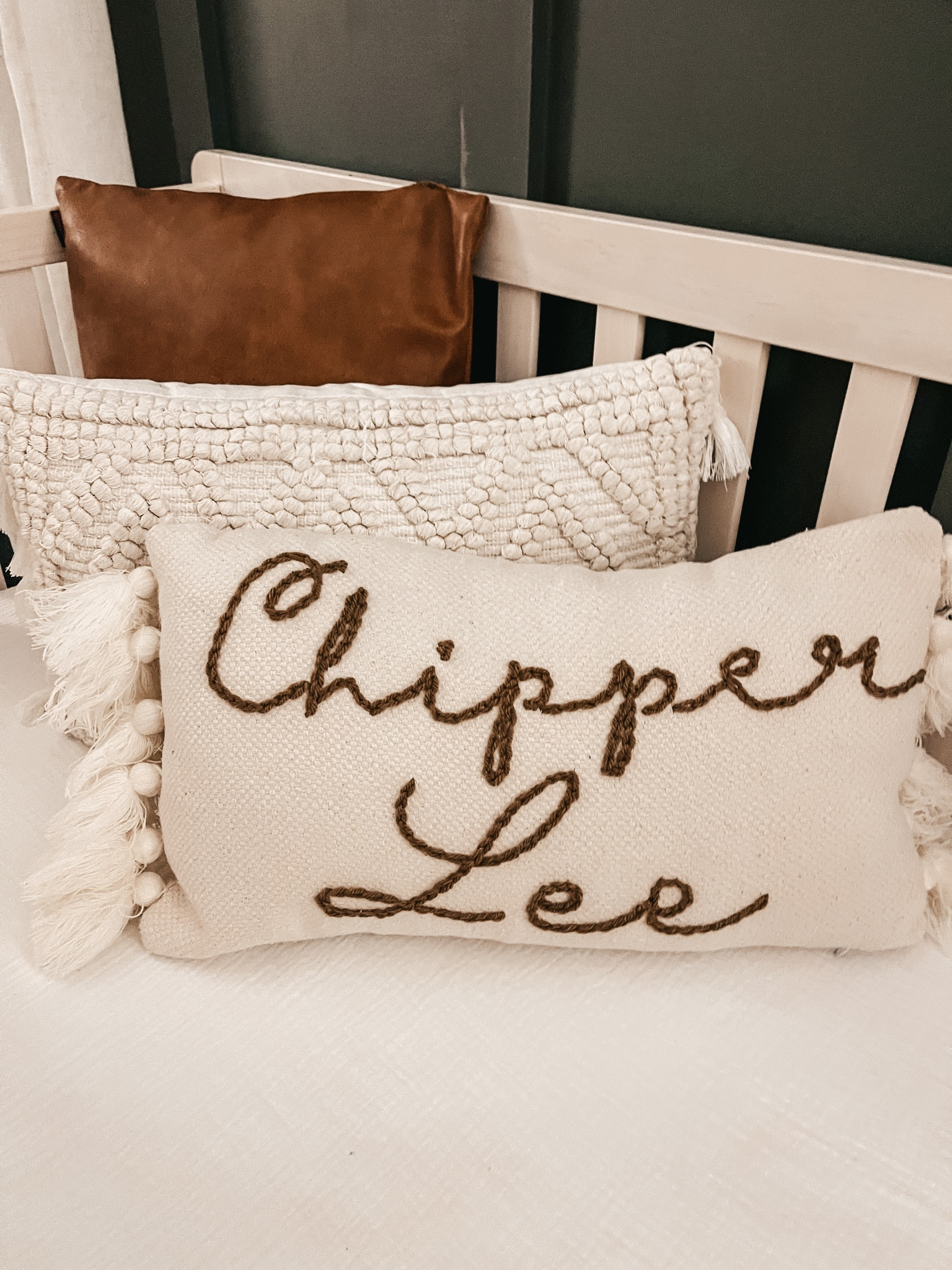 Love this custom embroidered pillow for my boy.🤎 #handembroidery #custompillow #embroideredpillow #nursery #babyboy

#LTKhome #LTKbaby #LTKfamily