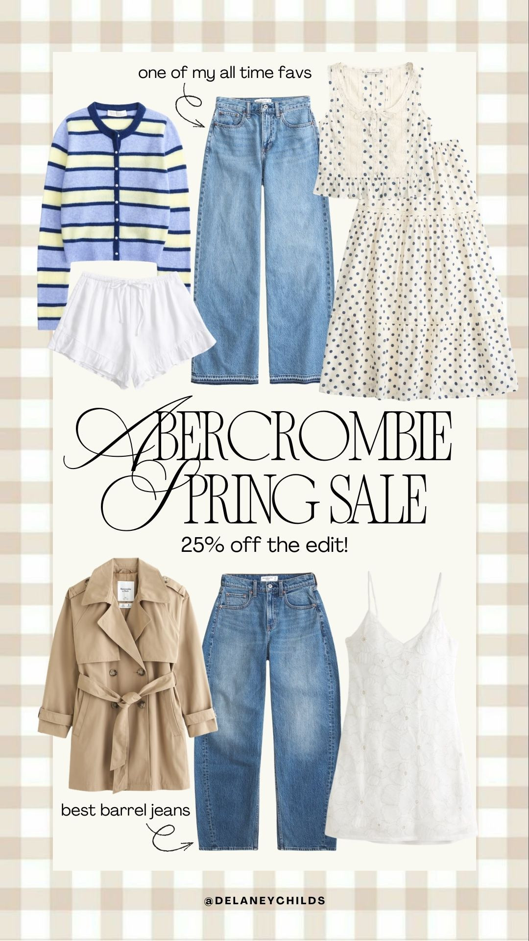 Abercrombie Spring Edit is all 25% off today! 

 #LTKSpringSale #LTKdayinmylife #LTKgrwm