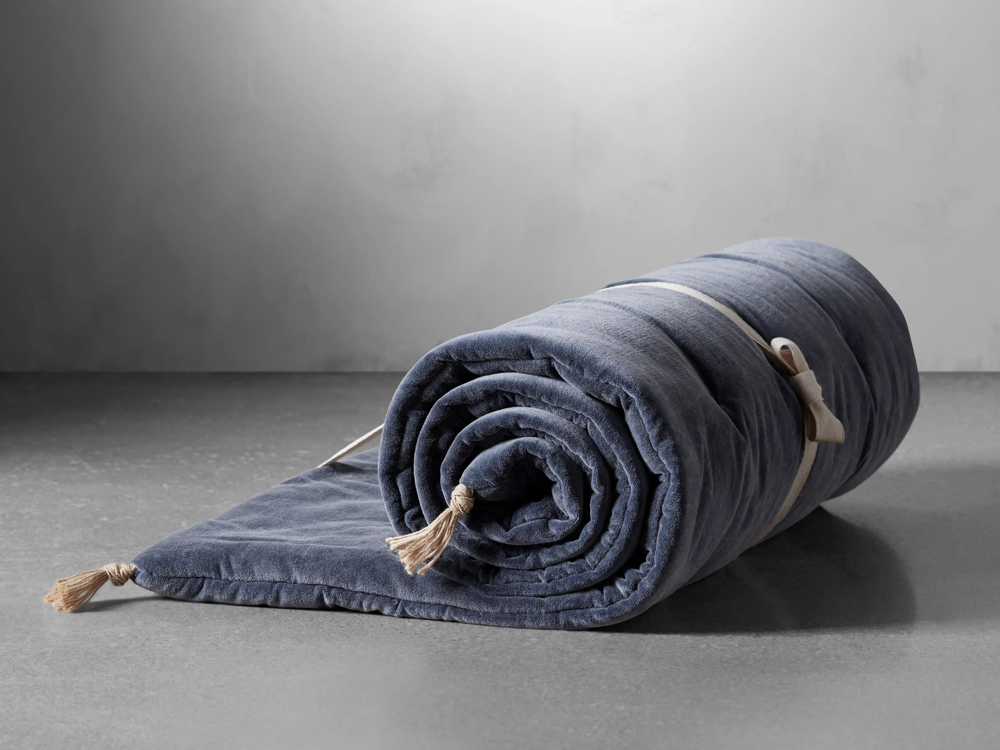 Stone Washed Velvet Throwbed | Arhaus