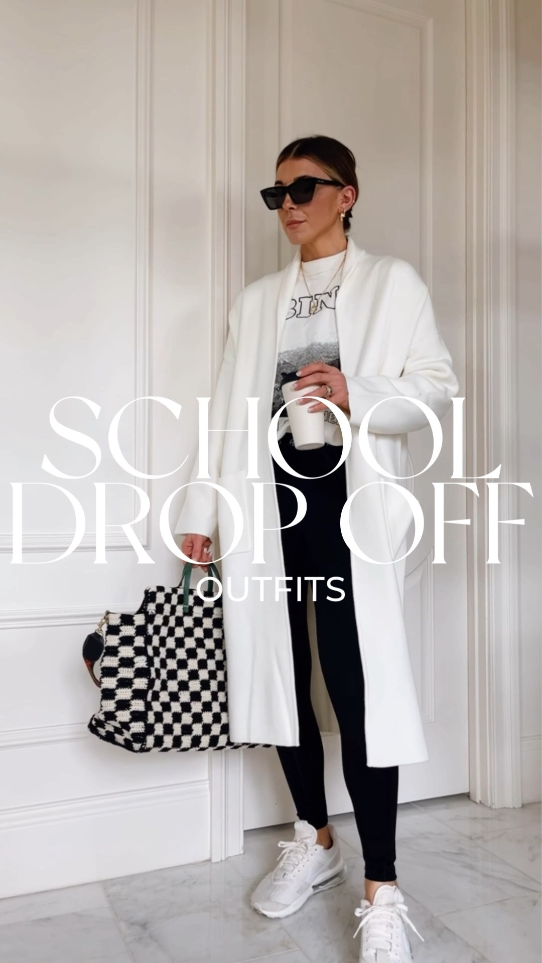 School drop off outfit inspiration. Casual everyday style. Elevated essentials. Sweaters, leggings, sneakers. Cella Jane. #casualchic #elevatedeveryday 

#LTKstyletip
