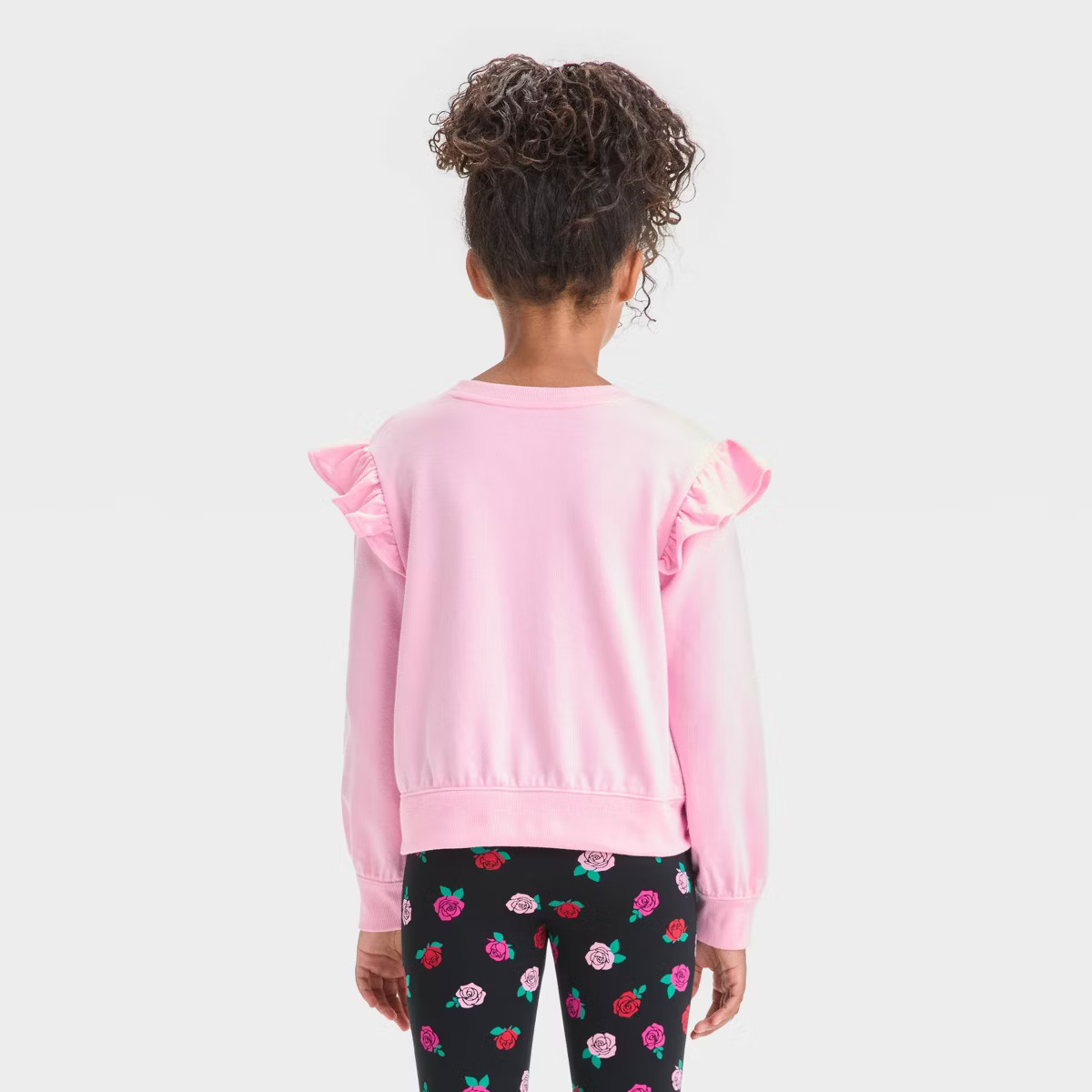 Girls' French Terry Valentine's Day Pullover Sweatshirt - Cat & Jack™ | Target