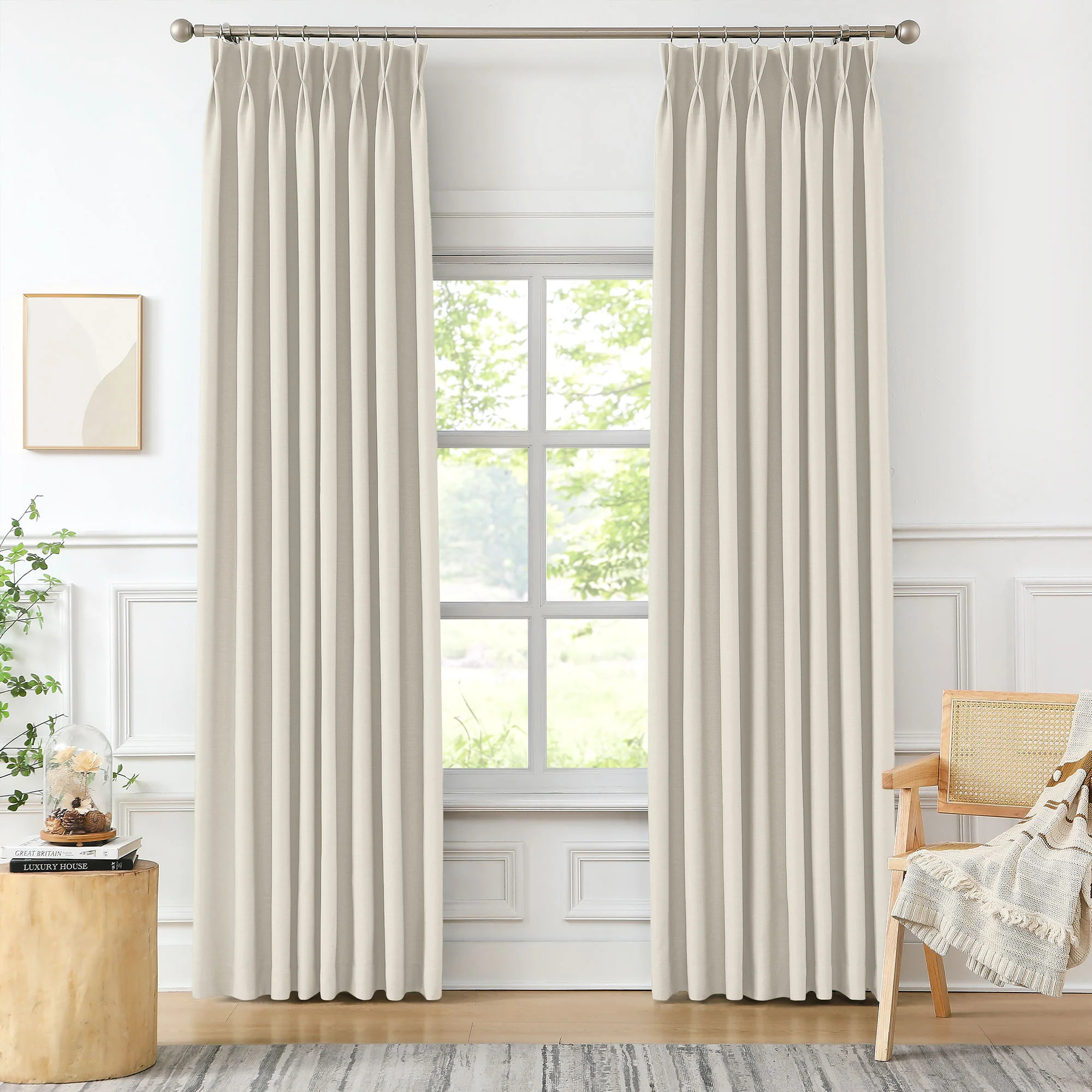 Martin Delicate Linen Cross-texture Curtains | Curtarra
