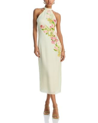 Floral Halter Midi Dress - Exclusive | Bloomingdale's (US)