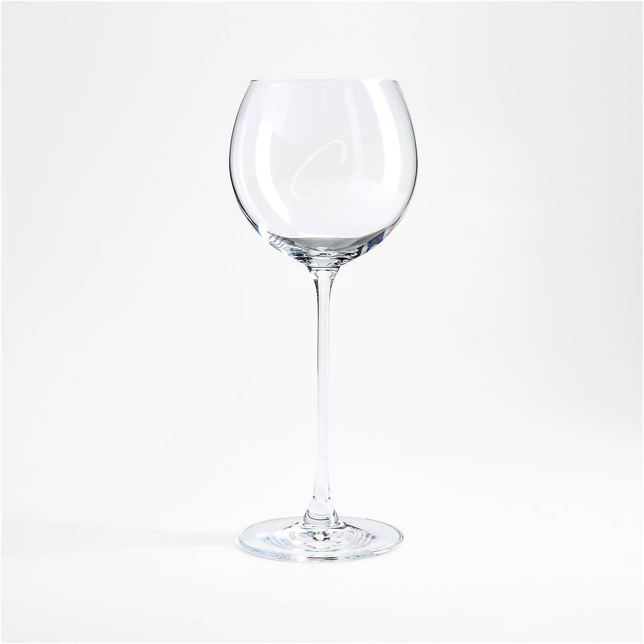 Camille 13-Oz. Long Stem Wine Glass - White + Reviews | Crate & Barrel | Crate & Barrel