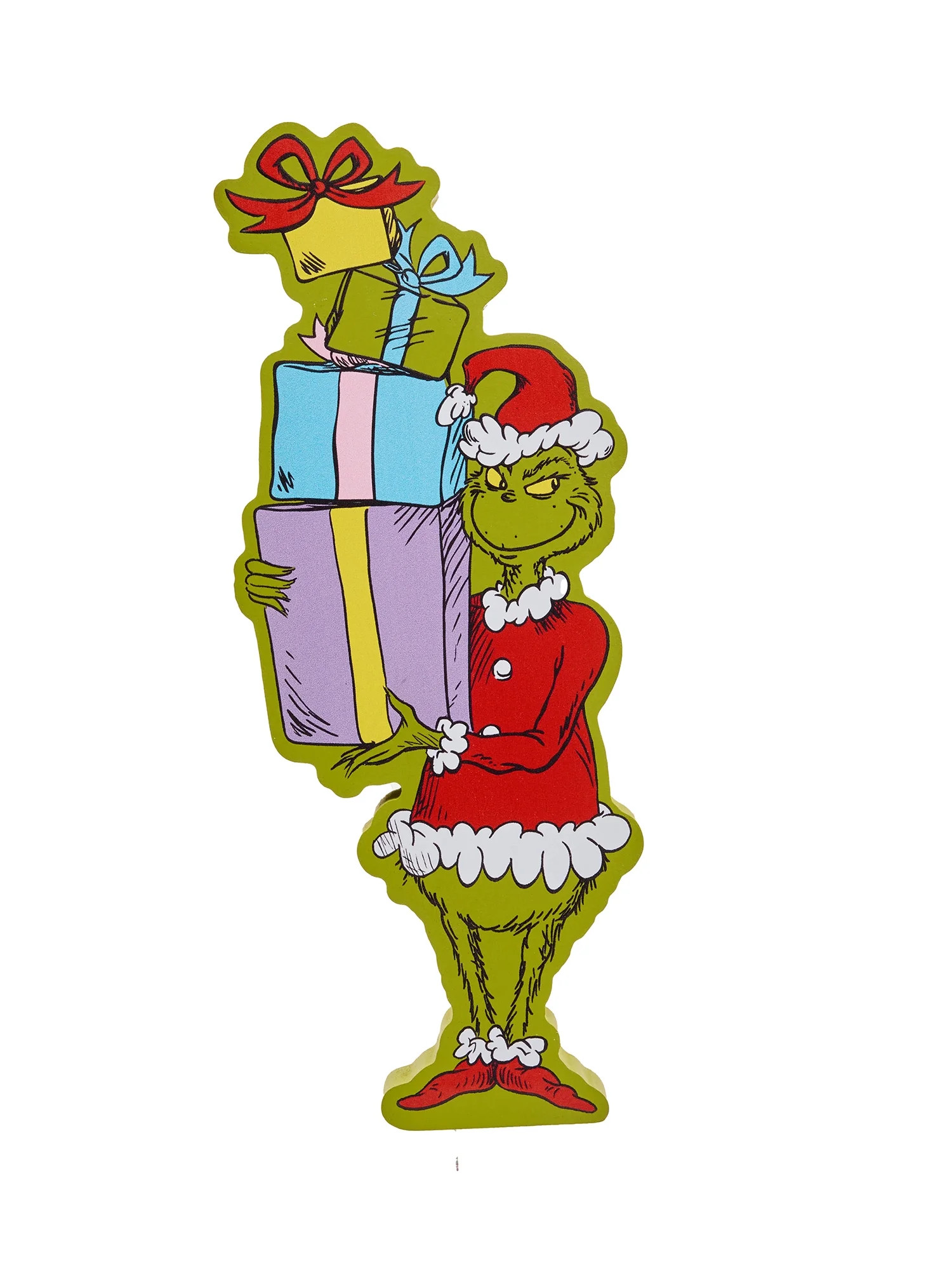 Dr. Seuss' The Grinch Wood Block Decor - Walmart.com | Walmart (US)