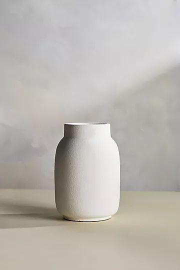 Matte Terracotta Vase, Large Wide Top | Anthropologie (US)