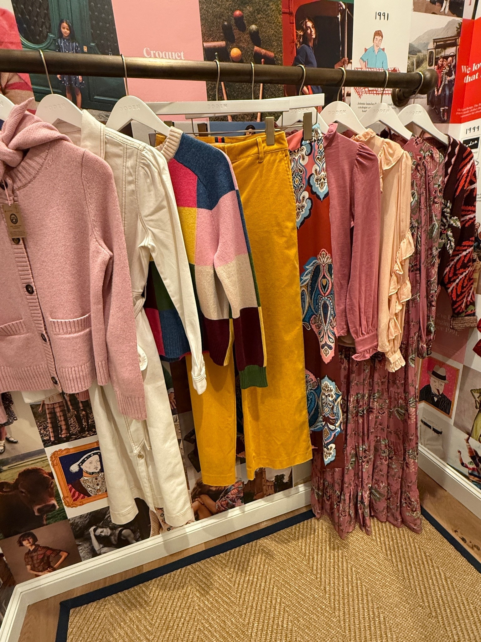 Boden Dressing Room Diaries…try-on coming soon! 
Codes:
*Boden - RNMV 15% off new styles 

Sizing:
Barrel Jeans - 25 
Ruffle Blouse - 4 (need 2)
Pink Floral Dress - 4 
Pink Sweater - xs 
Denim Dress - 4
Pink Blouse - 2 
Paisley Pants - 0 (need 2)
Gingham Sweater - xs 
Cord pants - 0 (need 2 petite) 
Wrap Cardigan - xs

#LTKdayinmylife #LTKSeasonal #LTKOver40