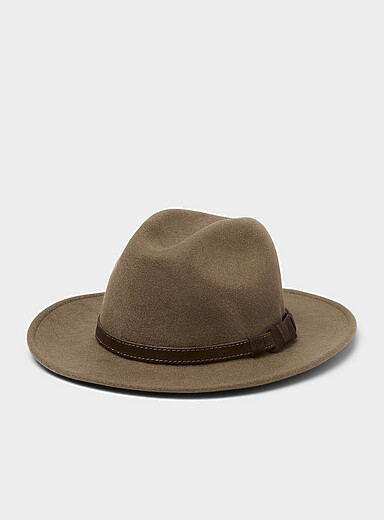 Classic supple felt fedora | Simons