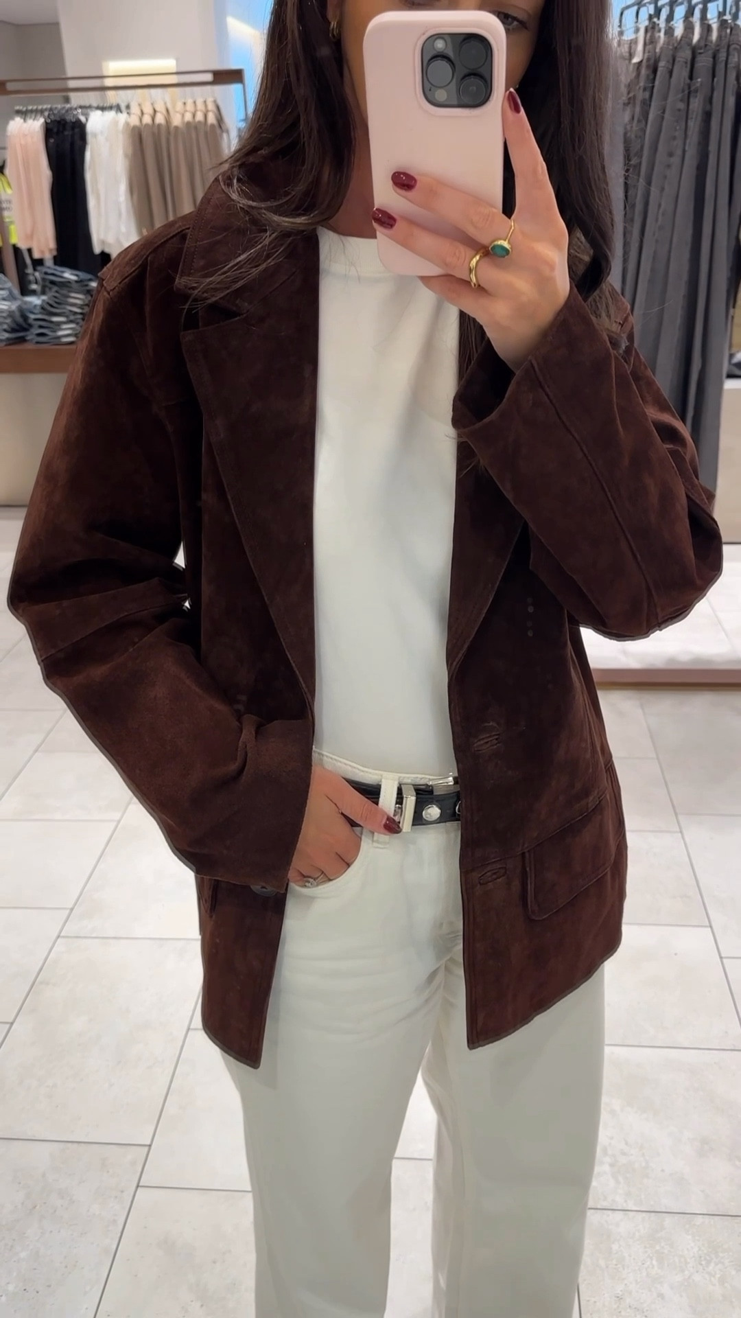 Dreamy suede choc blazer 😍

#LTKeurope #LTKwinter #LTKautumn