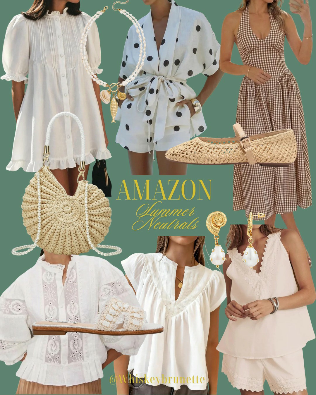 Neutural Amazon summer finds Summer fashionvacation outfitsresort wearmatching setsgingham dressesSummer bagsbeach vacation styleSummer topscolorful fashionAmazon fashion finds

#LTKootd #LTKSeasonal #LTKSaleAlert
