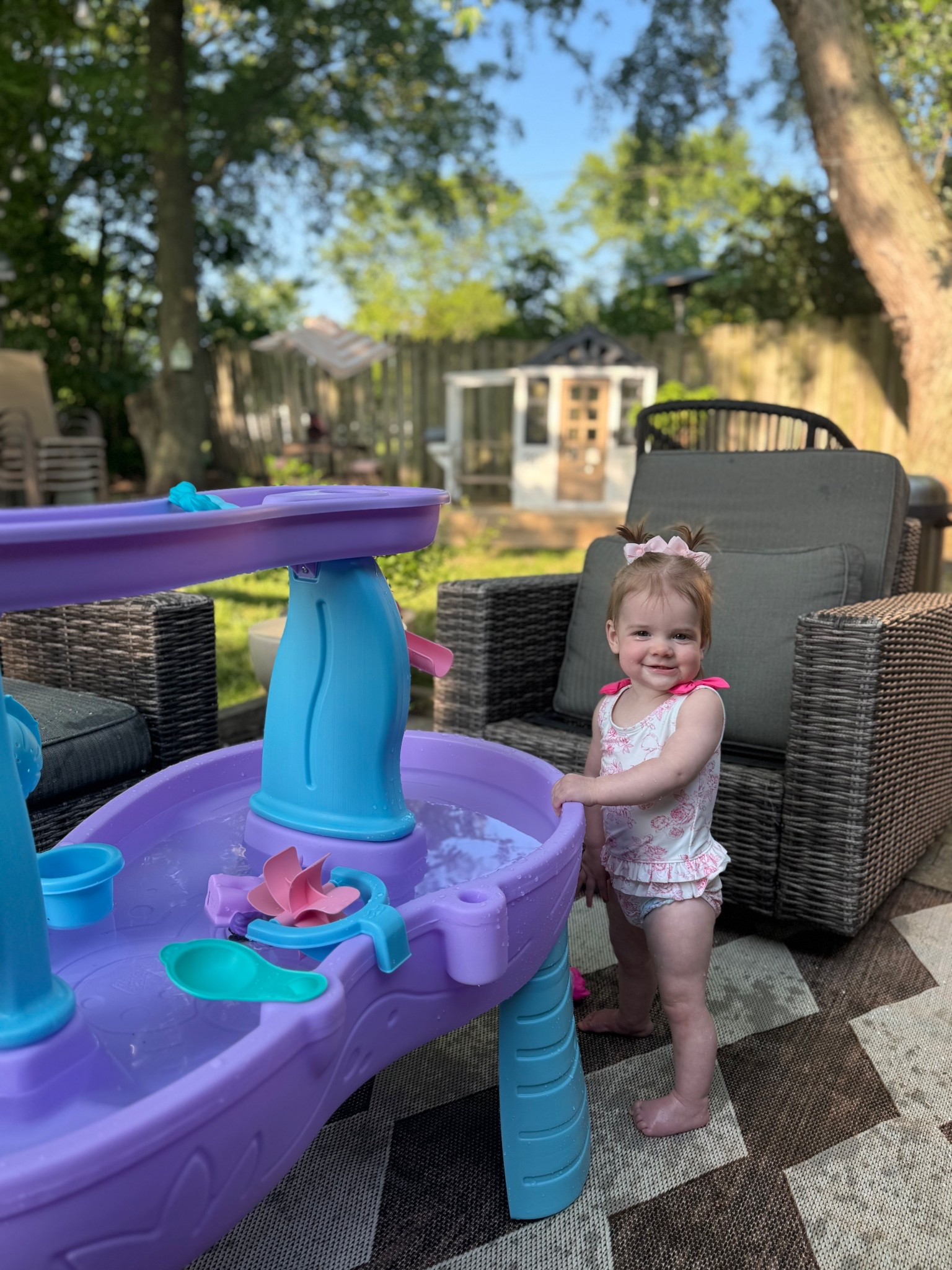Little Miss’s water table from her birthday! I am in love with this one. We’ve had it for years in the blue colorway Ollie!! Thought this would be so cute for them both to have and play with! 💜💜

Step2 water table, first birthday ideas, summer fun, summer water table, unicorn water table 

#LTKKids #LTKFamily #LTKSummerEdit