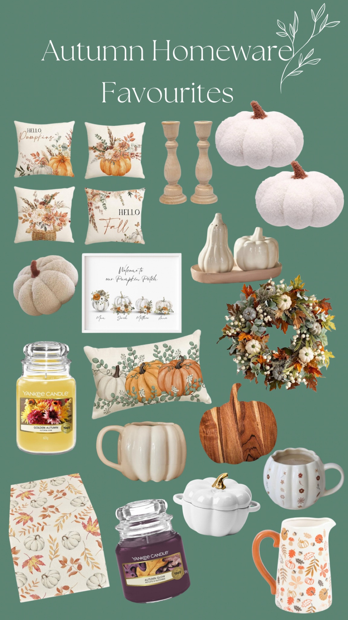 Autumn homeware favourites

#LTKhome #LTKuk #LTKautumn