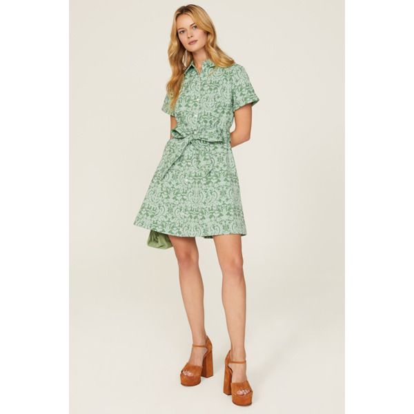 Hill House Home The Laura Dress print-green | Rent the Runway