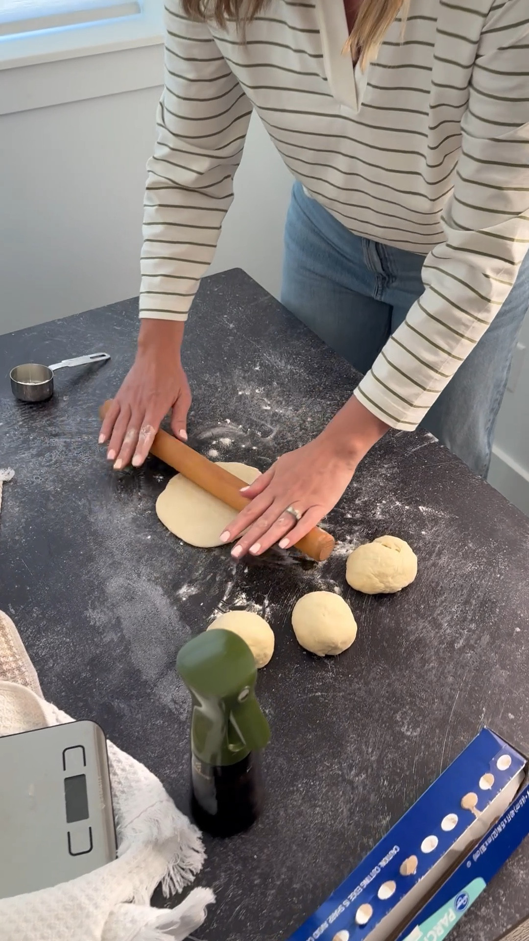 Homemade pita from scratch 🫓

Rolling out the softest pita dough for one of my favorite easy bread recipes. Linking the rolling pin I use for getting them nice and thin before they hit the pan.

Want Recipe? Google "better from scratch pita bread"

#LTKHome #LTKSeasonal #LTKStyleTip #pitabread #homemadebread #breadmaking #rollingpin #fromscratchcooking
