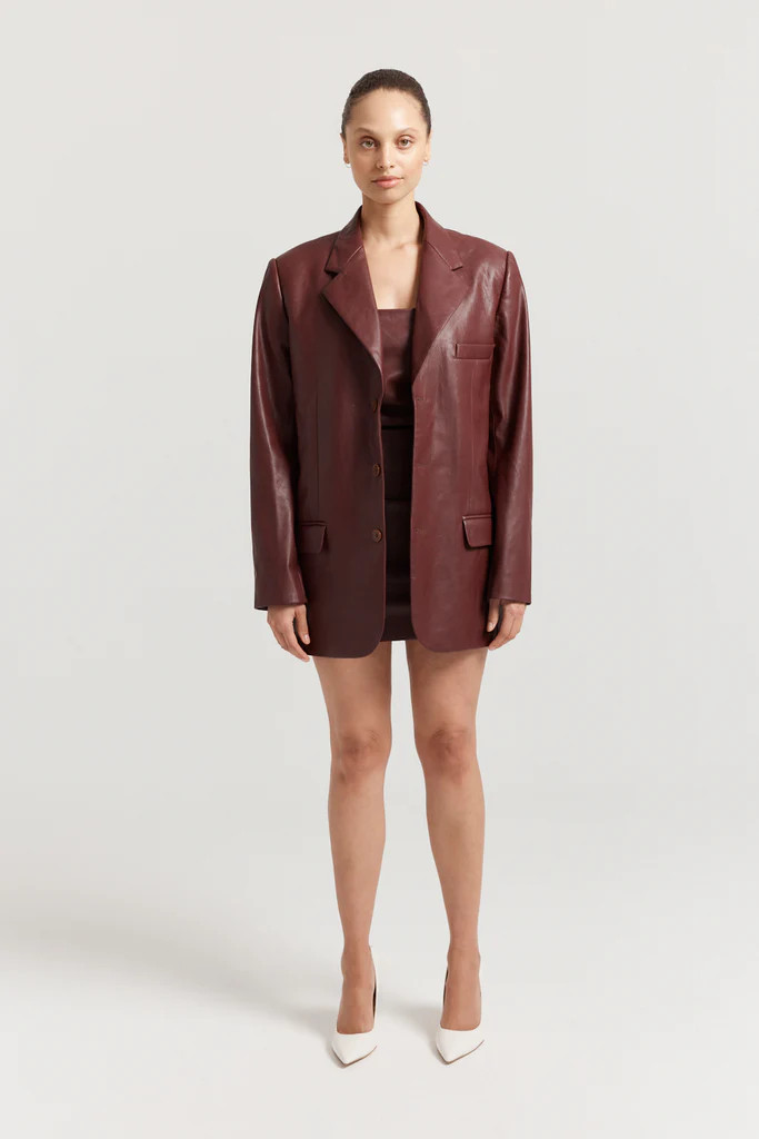 Normie Jacket Vegan Leather | Henne