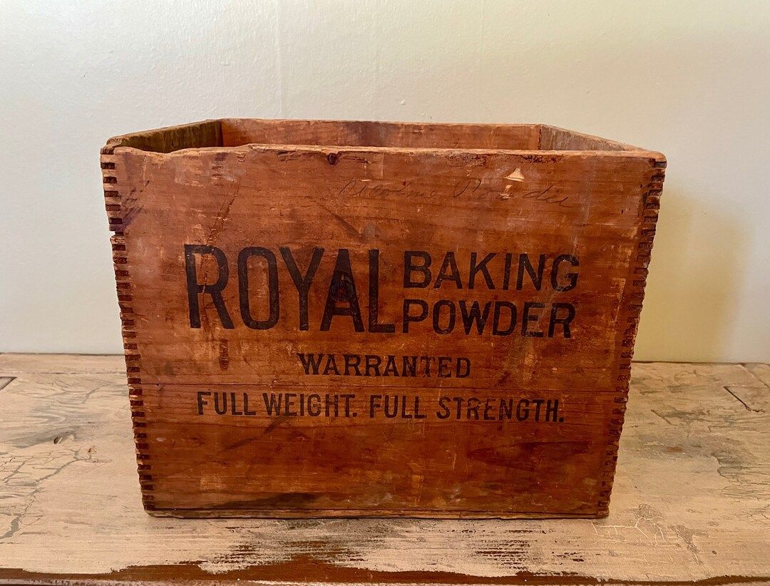 Vintage Crate Vintage Royal Baking Powder Crate Royal Baking - Etsy | Etsy (US)