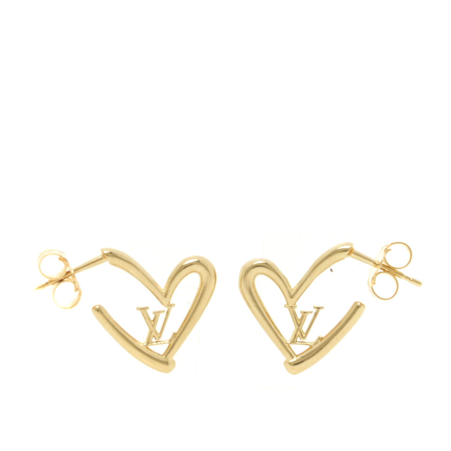 LOUIS VUITTON

Fall In Love Heart Earrings PM Gold | Fashionphile