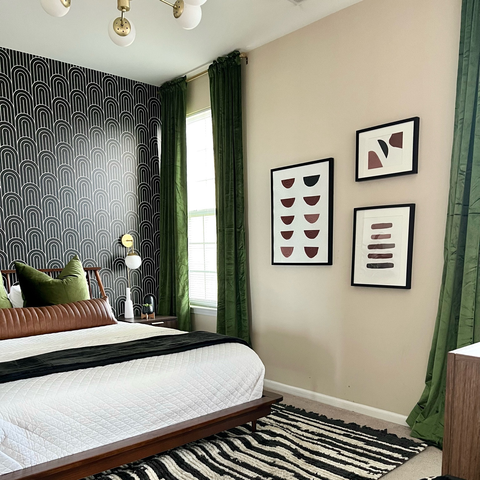 My bedroom makeover was a true labor of love!

I get to wake up every morning feeling like I’m on vacation at a boutique hotel. 

I wanted the space to feel moody and luxe while still keeping things renter friendly. 

Gold accents and luxurious velvety fabrics are bounced around the space. 

#LTKhome #LTKstyletip #LTKsalealert