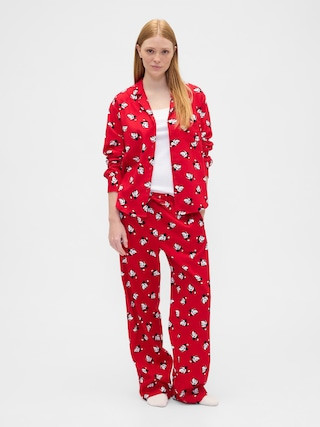 Gap × Disney Relaxed Flannel PJ Pants | Gap Factory