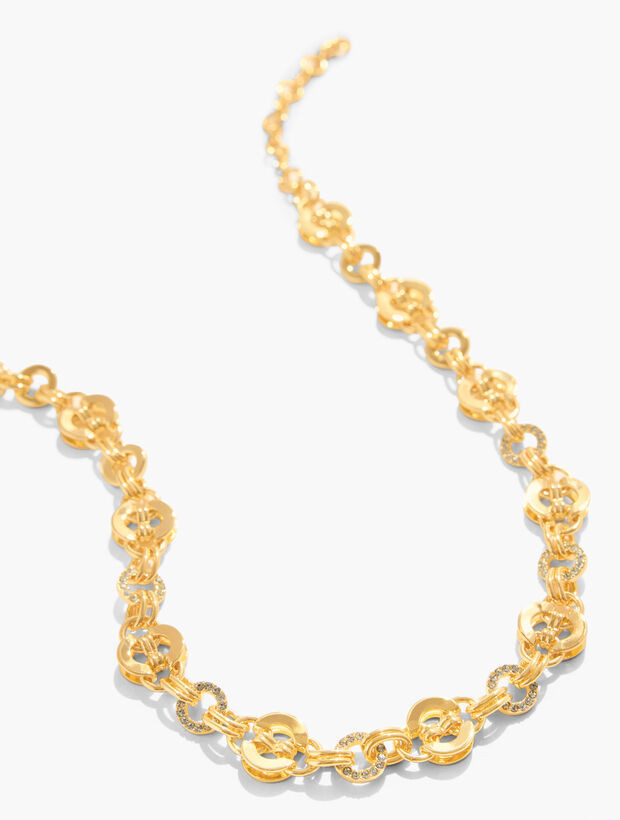 Interlocking Chain Link Necklace | Talbots