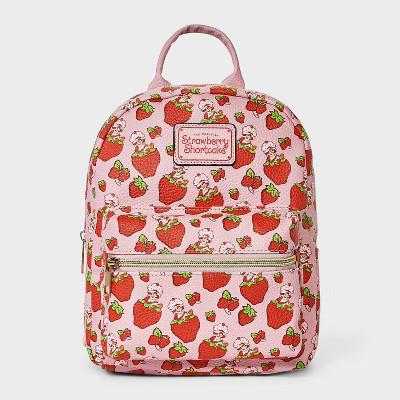Girls' Strawberry Shortcake Mini Backpack - Pink | Target