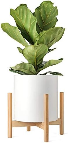 Mkono Plant Stand Mid Century Wood Flower Pot Holder (Plant Pot NOT Included) Modern Potted Stand... | Amazon (US)