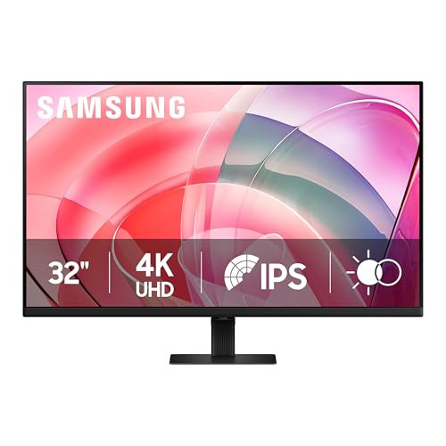 Samsung 32" ViewFinity S7 (S70D) 4K UHD IPS HDR10 High Resolution Monitor, HDMI & DP Port, TUV-Certified, 2025, LS32D700EBNXGO | Amazon (US)