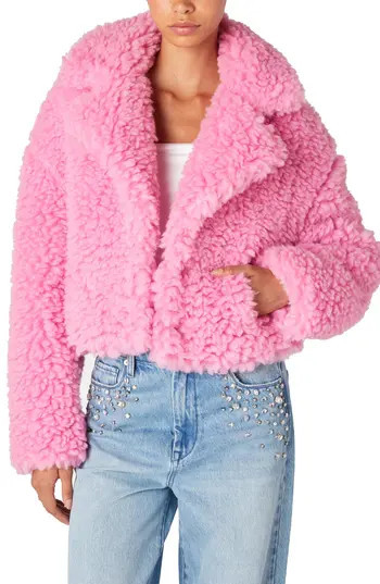 BLANKNYC Faux Fur Jacket in Candy Bar at Nordstrom Rack, Size Medium | Nordstrom Rack