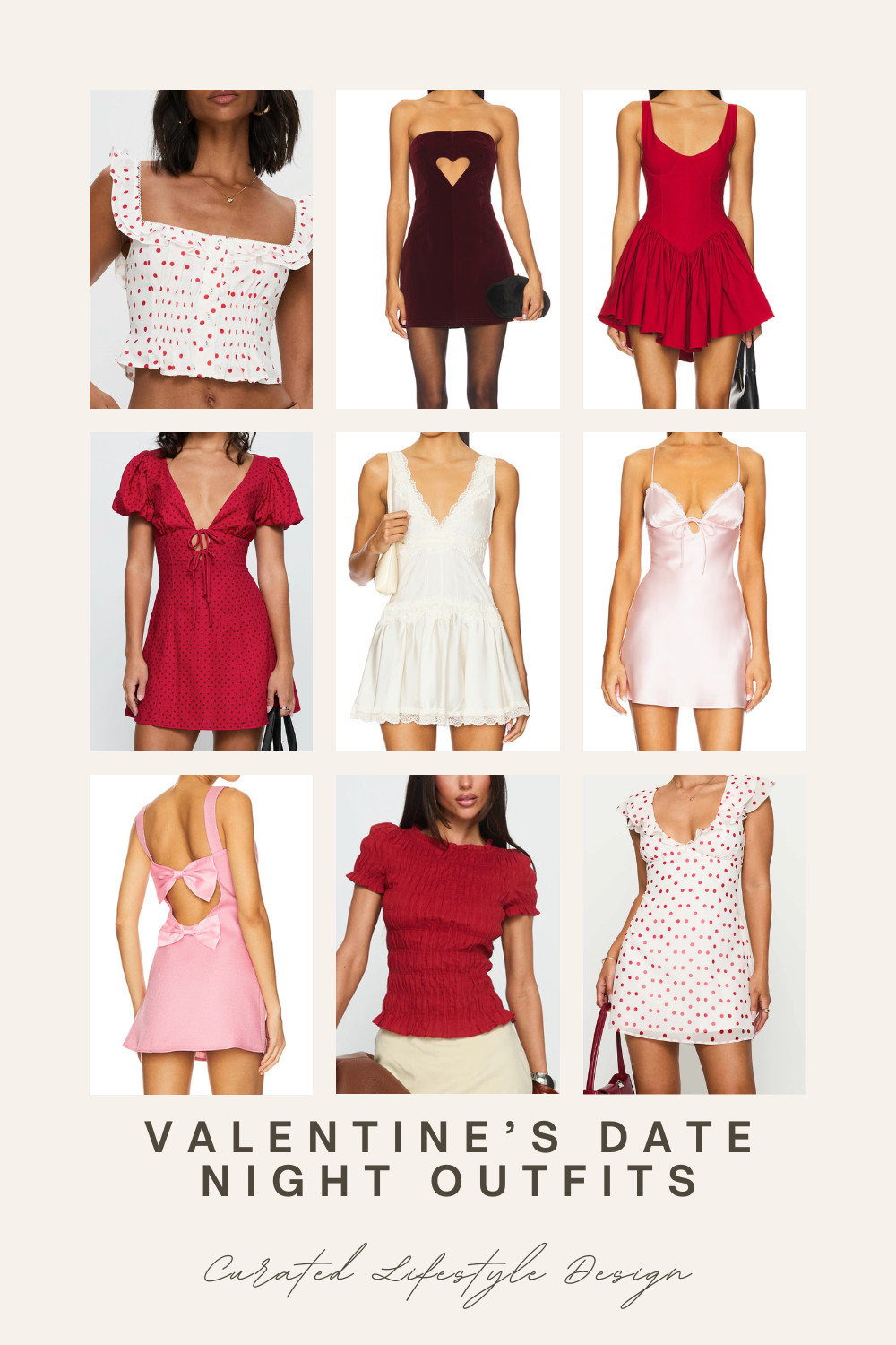 Your Valentine’s look starts here. Whether you’re dressing for a candlelit dinner or a fun Galentine’s celebration, these Valentine’s Day outfit ideas are all about confidence, color, and charm. Explore flattering Valentine’s Day dresses, chic date night outfits, and romantic details made to elevate your style all season long.


Keywords: Valentine’s Day dresses, valentines outfit women, Valentine’s Day outfits, red trend fashion,  bows fashion trend, kitten heels, corsets, Valentine’s Day accessories, romantic date night outfits, red heels trend, pink sweaters,  Valentine’s Day outfit ideas, Valentine’s Day colors red pink white, Galentine’s Day outfits, romantic fashion inspo, Valentine’s Day style ideas, Valentine’s outfit trends, Valentine’s Day date night looks, heart-print fashion, lace Valentine’s outfits 

 

#LTKValentine #LTKootd