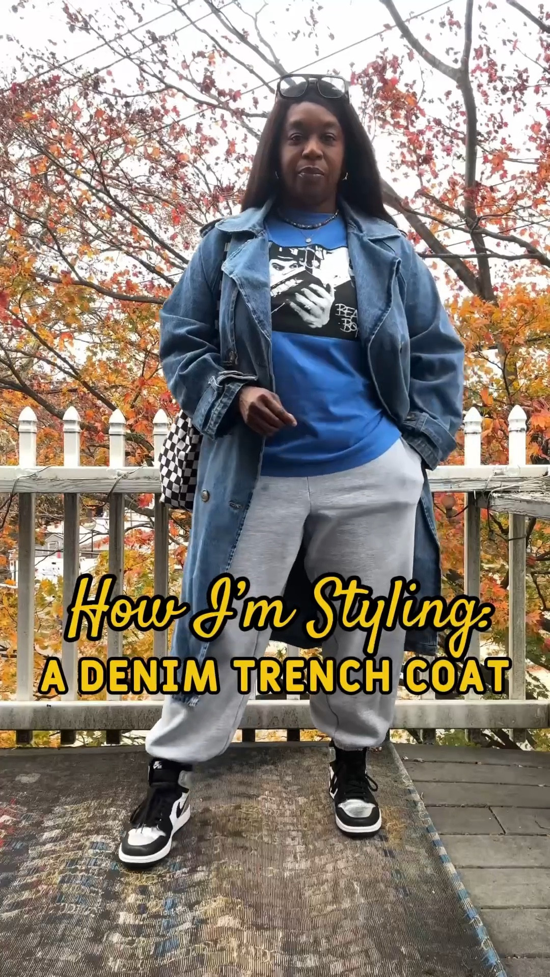 Fall OOTD:
Trench is Princes Polly (old)
Sweats are a Large
Tee is a Large
Kicks are an 8


#LTKMidsize #LTKStyleTip #LTKPetite