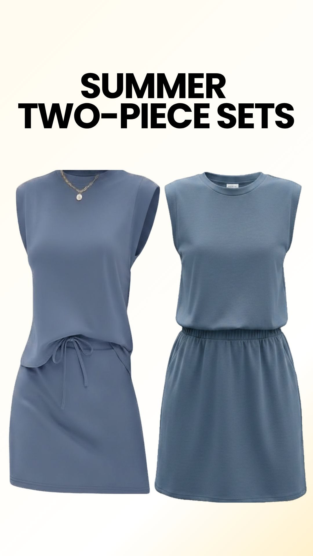Looking for a comfortable two-piece set for summer? Try one of these. They are similar to those my sister and sister-in-law have. They look the same but have some slight differences. Both come in multiple colors. Also, one is on sale today.
#summeroutfit 

 #LTKSeasonal #LTKOver40 #LTKMidsize