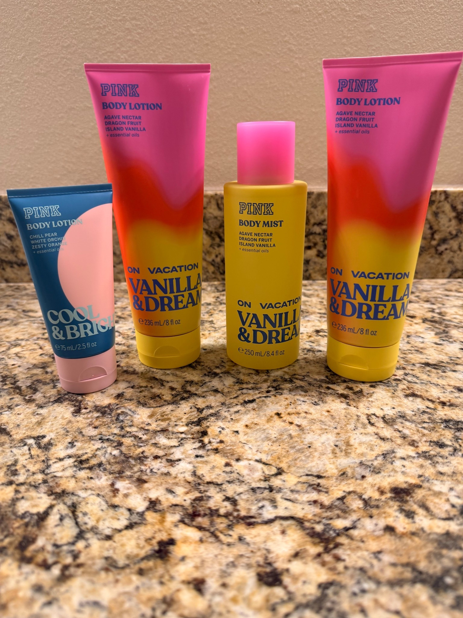 So I returned my plush mini tote I bought from last week on @victoriassecret because I thought it was going to be bigger . And returned & got these today with my gift card .  Purchased all at Victoria Secret Pink in the mall . But the Vacation mist & lotion is not on the Victoria Secret Pink website so you can purchase through Amazon #victoriasecretpartner 

#LTKBeauty