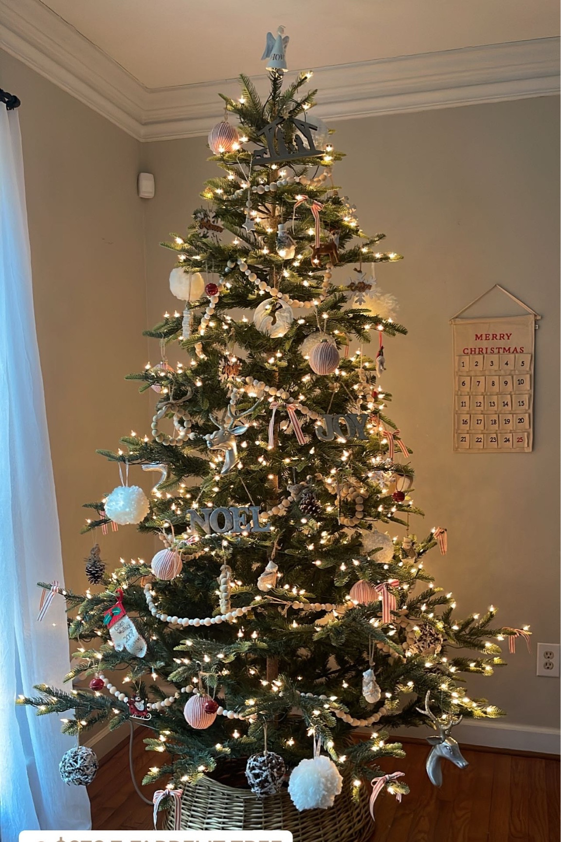 Pre lit Christmas tree 
farmhouse Christmas tree 

#LTKCyberweek #LTKHoliday #LTKSeasonal