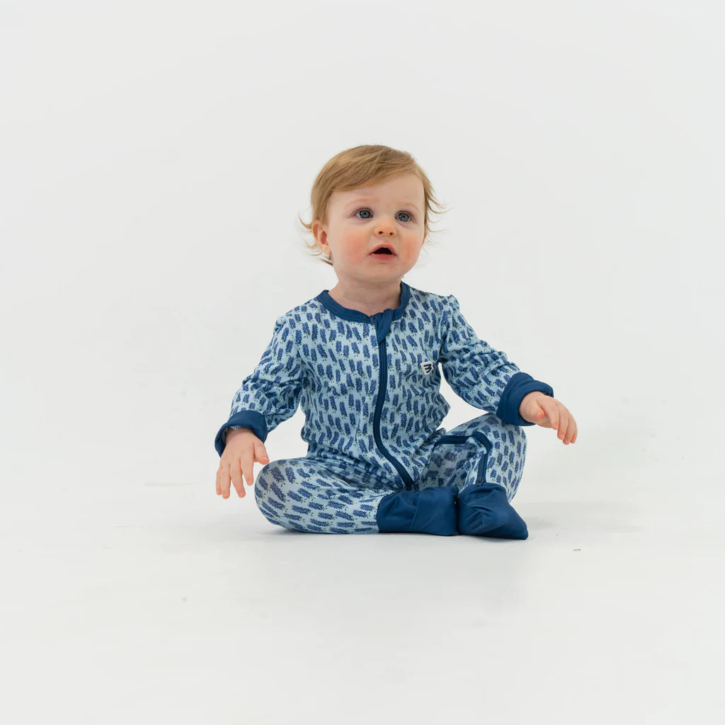 Baby Zip Up - Bluebonnet | BURLEBO