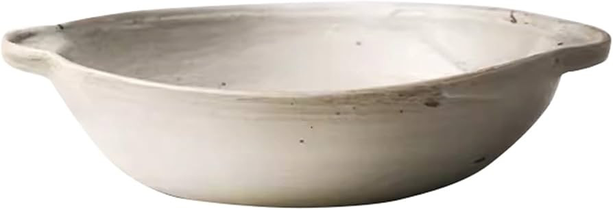 Stoneware Soup Bowl with Handle - Dishwasher & Microwave Safe - Ceramic Stackable Bowls for Cerea... | Amazon (US)
