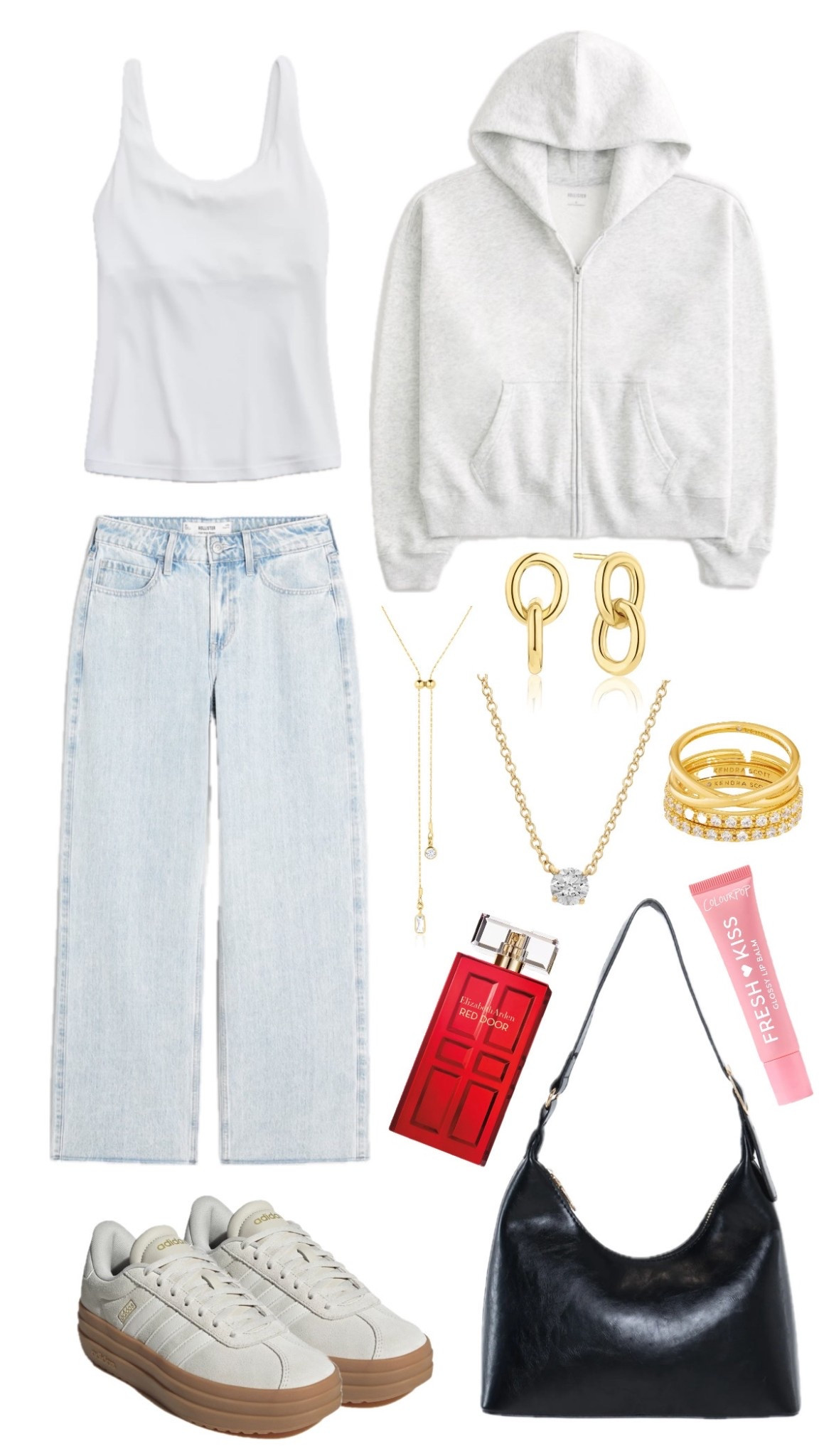 Everyday casual but make it chic 🤍✨ This look is giving effortless vibes with a cozy zip-up, wide-leg denim, and gold accessories to elevate the basics. Linking everything from the perfect layering jewelry to this soft lip balm & comfy sneakers I’ve been loving lately!
#LTKBackToSchool #LTKFallStyle #LTKUnder100 #OutfitInspo #CasualOOTD #WeekendStyle #CozyAndCute #FallFashion2025 #JewelryStack #NeutralStyle #LTKFinds #StyleWithMe #OOTD

#LTKItBag #LTKShoeCrush #LTKStyleTip