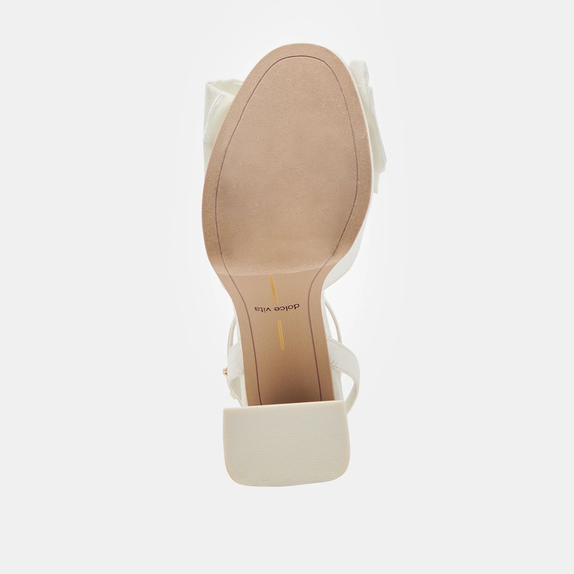PATTON HEELS IVORY SATIN | DolceVita.com