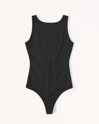 Sleek Seamless Fabric Open Back Bodysuit | Abercrombie & Fitch (US)