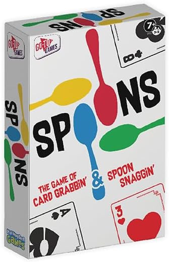Spoons Games, Card Games for Kids - Spoons Game, Deck of Cards, Fun Family Games for Kids and Adu... | Amazon (US)
