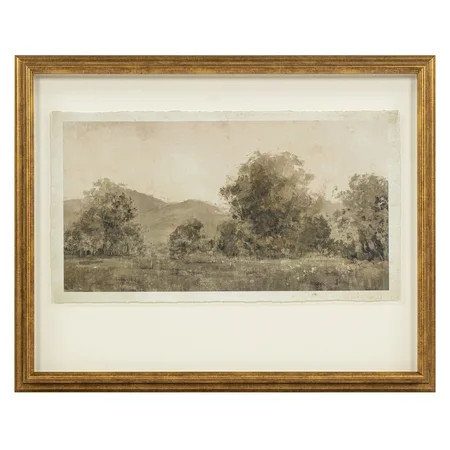 My Texas House Scenic Hillscape Framed Under Glass Wall Art 30x24 | Walmart (US)